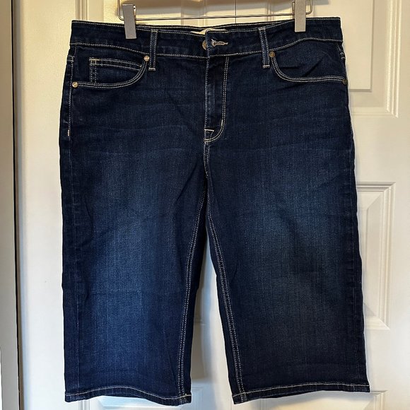 Cookie Johnson 'Honor Roll Up Bermuda' Denim Short - Picture 1 of 3